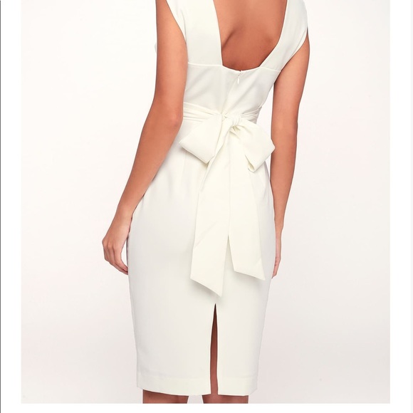 COPY - NWT ! CECILIA WHITE SHEATH MIDI DRESS
Grace Willow - Picture 3 of 5